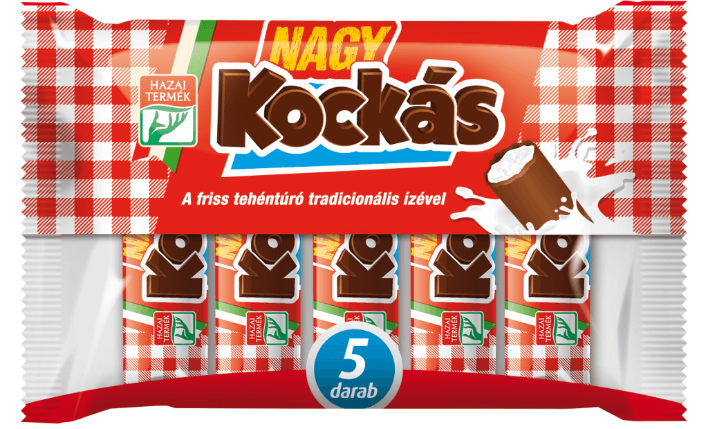 Kockás túrórúd natúr Multipack 5x50g